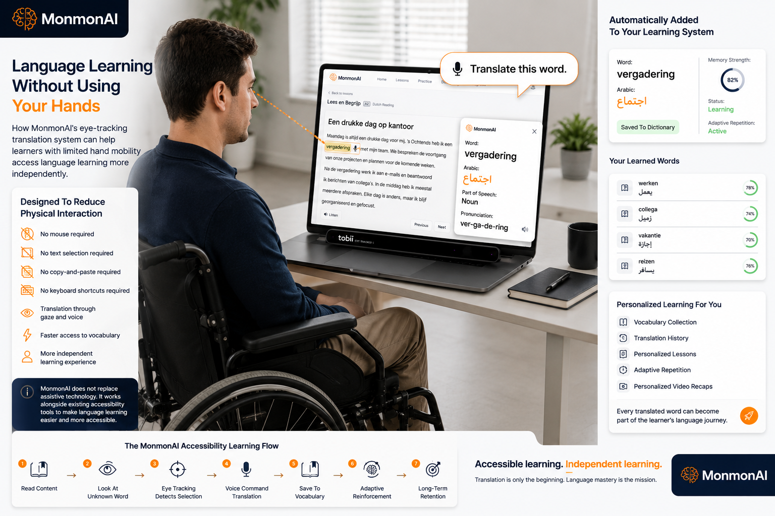 Accessibility meets language learning