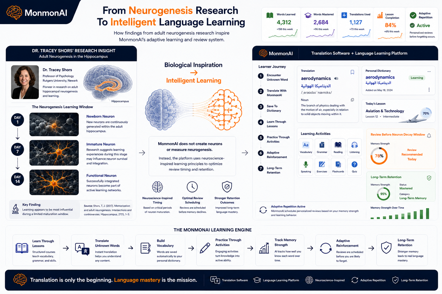Adaptive Learning Inspired by Neuroscience